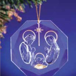 Crystal-Like Christmas Ornament